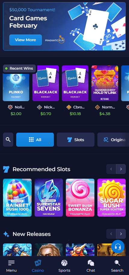 Rainbet Canada – Overview of games and available bonuses